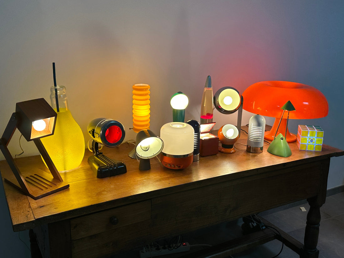 Éclairez Votre Intérieur : Redécouvrez les Lampes Design et Vintage des Années 60 à 80