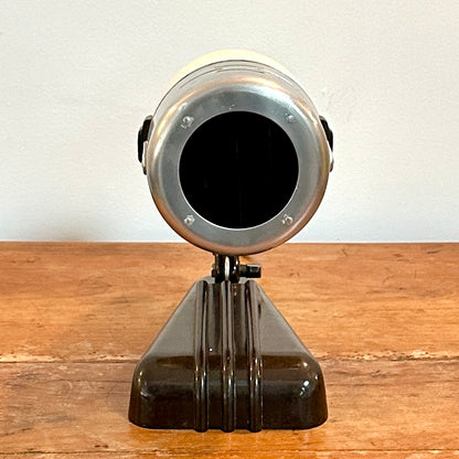 Lampe en Bakélite et métal chromé - Années 50 -Style Bauhaus - Sollux Hanau